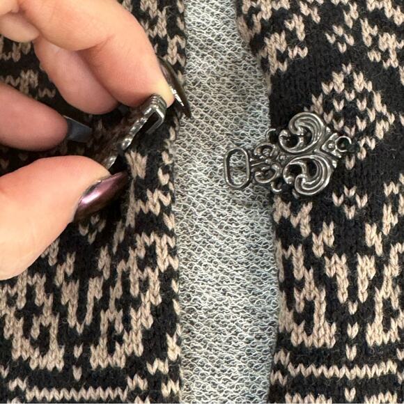 Y2K Women’s lace whimsigoth Grunge lace Cardigan Metal Goth XS Gimmicks BKE - Picture 3 of 16